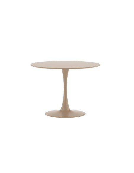 Runt matbord Glade, Ø100 cm, Beige