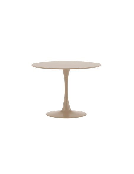 Runt matbord Glade, Ø100 cm, Beige