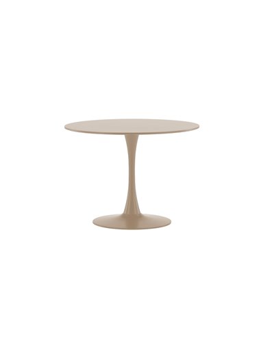 Runt matbord Glade, Ø100 cm, Beige
