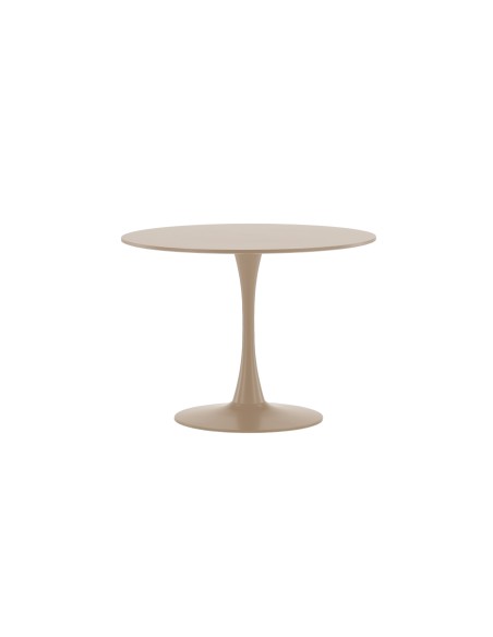 Runt matbord Glade, Ø100 cm, Beige