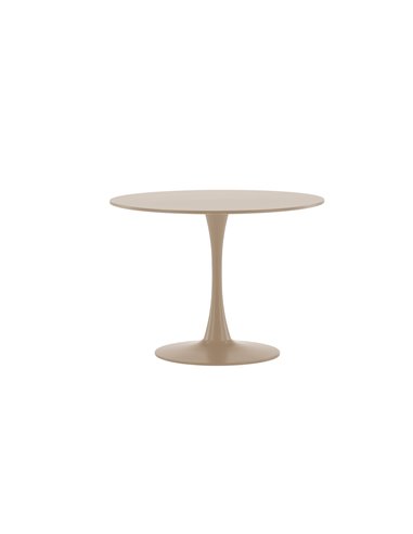 Runt matbord Glade, Ø100 cm, Beige