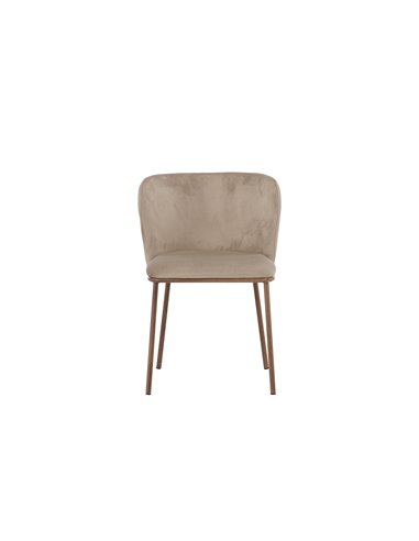 Matstol Edina, Beige/Natur