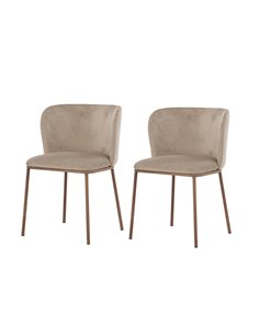 Matstol Edina, Beige/Natur 2