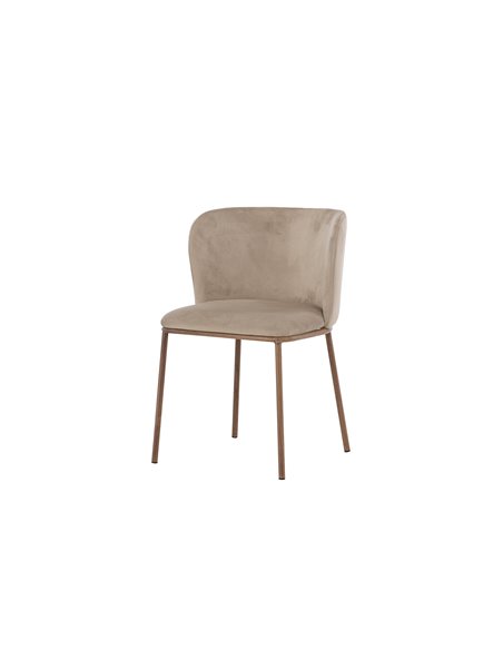 Matstol Edina, Beige/Natur