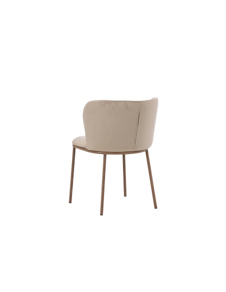 Matstol Edina, Beige/Natur