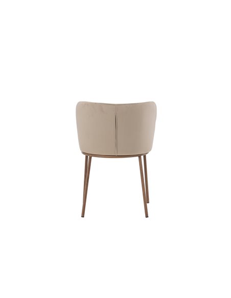 Matstol Edina, Beige/Natur