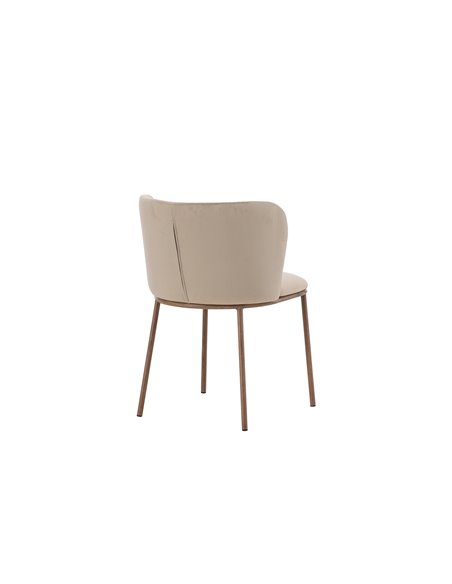 Matstol Edina, Beige/Natur