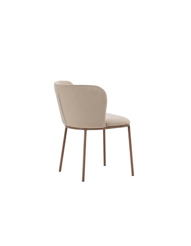 Matstol Edina, Beige/Natur