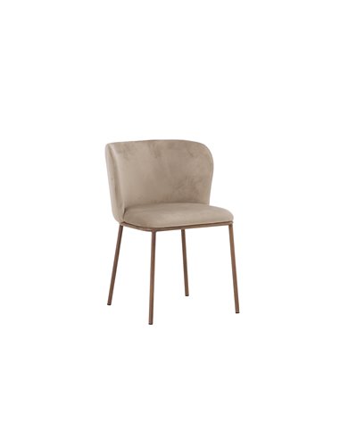 Matstol Edina, Beige/Natur