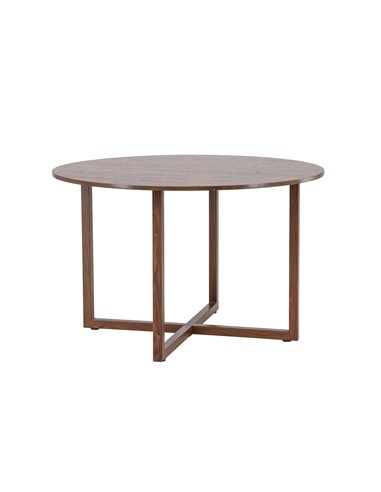 Runt matbord Durango, Ø120 cm, Valnöt