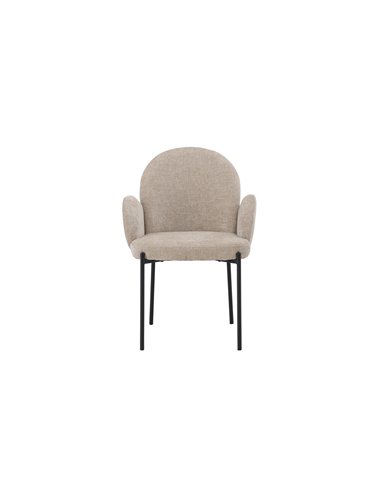 Matstol Blom, Beige/Svart