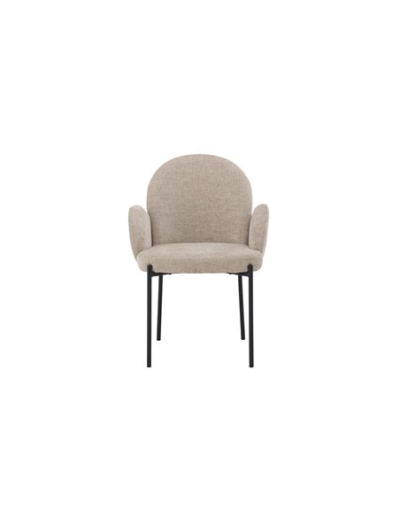 Matstol Blom, Beige/Svart