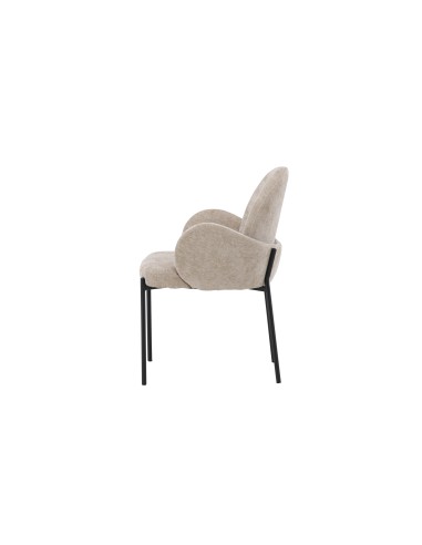 Matstol Blom, Beige/Svart