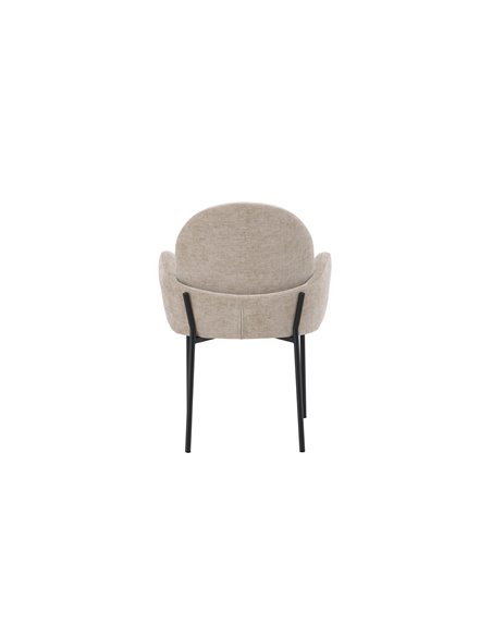 Matstol Blom, Beige/Svart