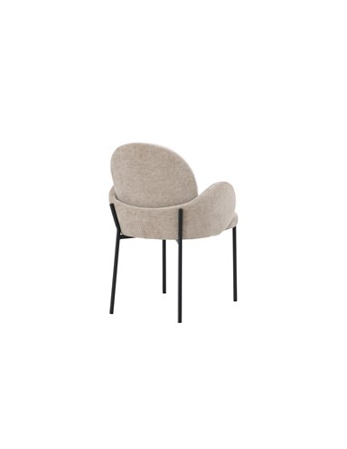 Matstol Blom, Beige/Svart