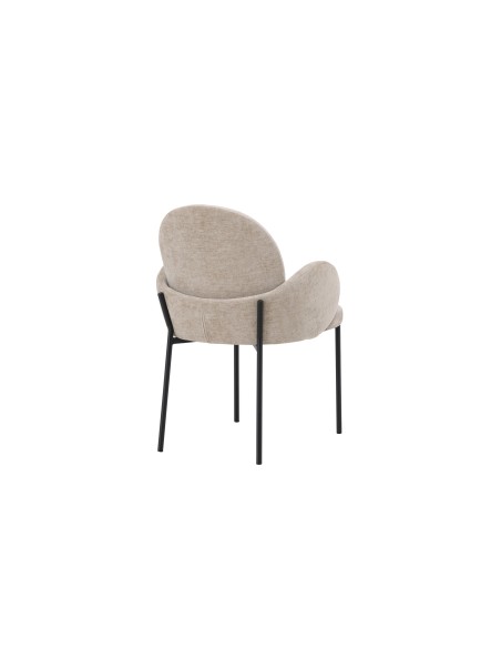 Matstol Blom, Beige/Svart