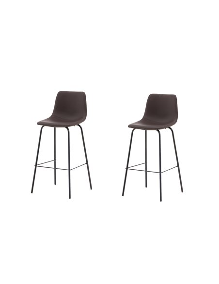 Barstol Alexi, Brun/Svart
