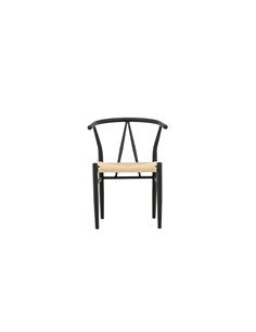 Matstol Alfons, Beige/Svart