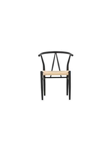 Matstol Alfons, Beige/Svart