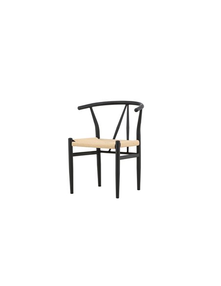 Matstol Alfons, Beige/Svart