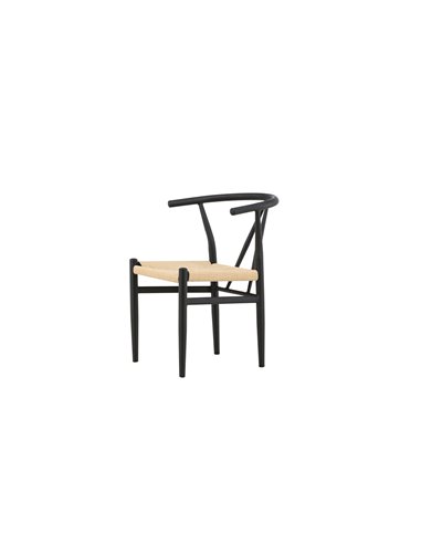 Matstol Alfons, Beige/Svart