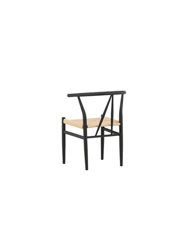 Matstol Alfons, Beige/Svart