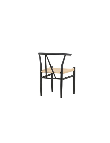 Matstol Alfons, Beige/Svart