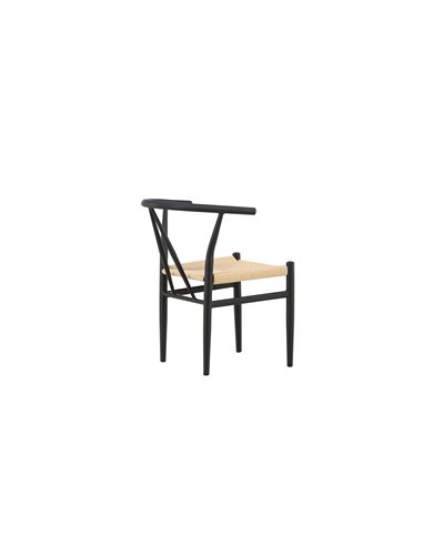 Matstol Alfons, Beige/Svart