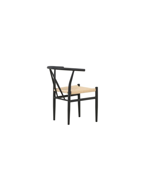 Matstol Alfons, Beige/Svart