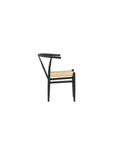 Matstol Alfons, Beige/Svart