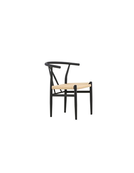 Matstol Alfons, Beige/Svart