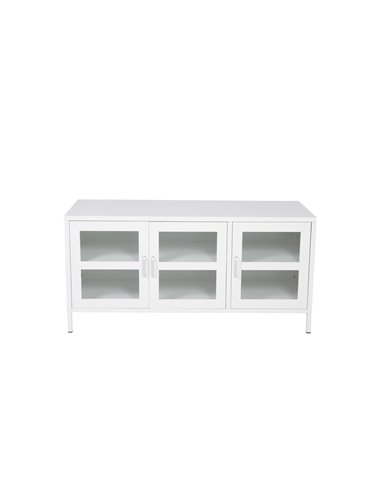 TV-bänk Acero, 120 cm, Vit