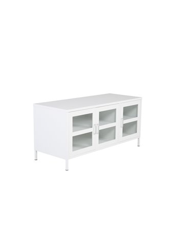 TV-bänk Acero, 120 cm, Vit