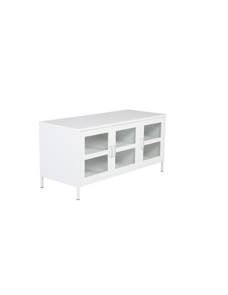 TV-bänk Acero, 120 cm, Vit