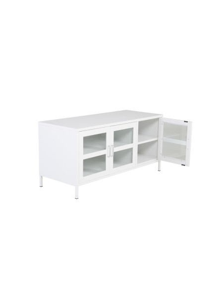 TV-bänk Acero, 120 cm, Vit