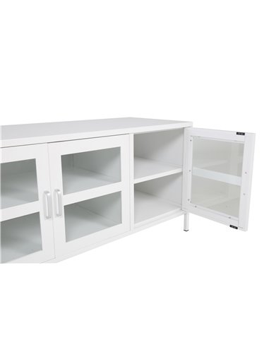 TV-bänk Acero, 120 cm, Vit