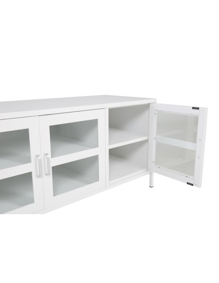 TV-bänk Acero, 120 cm, Vit