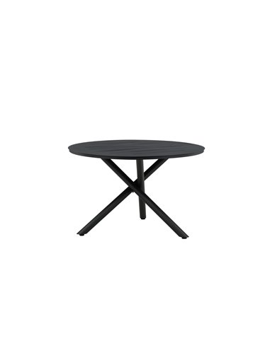 Runt matbord Alma, Ø120 cm, Svart