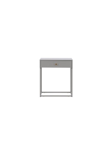 Sidobord Bakal, 43 × 41 cm, Light Grey