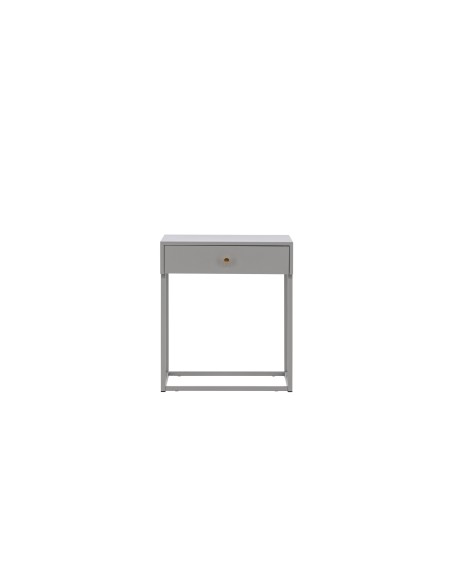 Sidobord Bakal, 43 × 41 cm, Light Grey