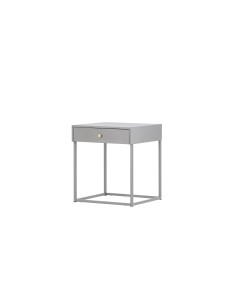 Sidobord Bakal, 43 × 41 cm, Light Grey 2
