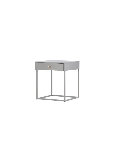 Sidobord Bakal, 43 × 41 cm, Light Grey