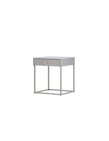 Sidobord Bakal, 43 × 41 cm, Light Grey