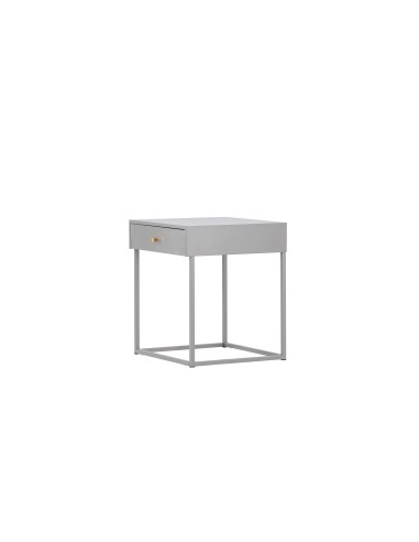 Sidobord Bakal, 43 × 41 cm, Light Grey