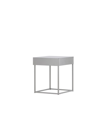 Sidobord Bakal, 43 × 41 cm, Light Grey