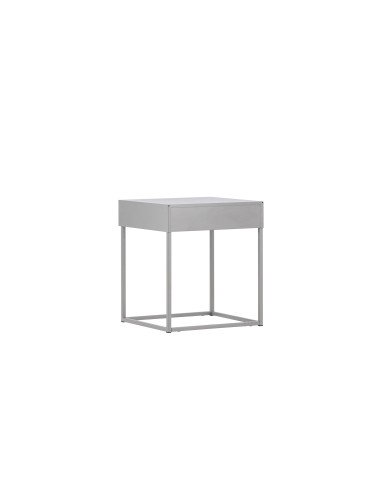 Sidobord Bakal, 43 × 41 cm, Light Grey