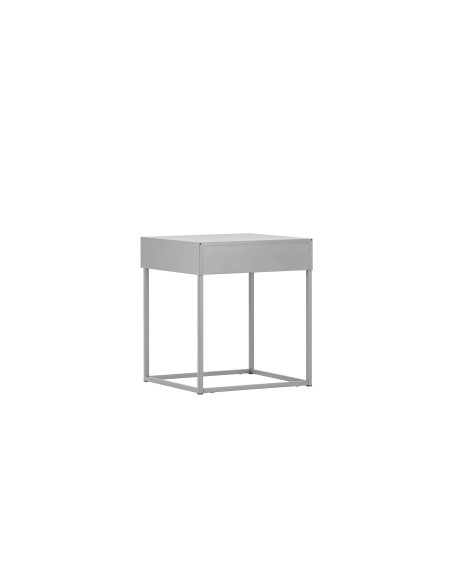 Sidobord Bakal, 43 × 41 cm, Light Grey