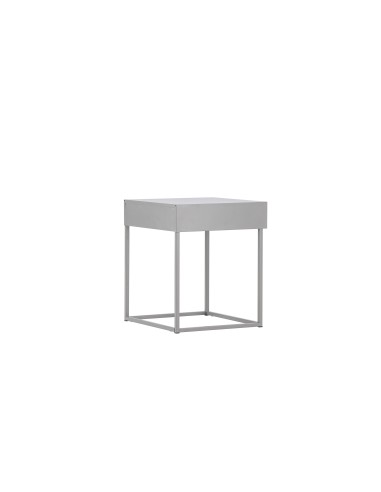 Sidobord Bakal, 43 × 41 cm, Light Grey