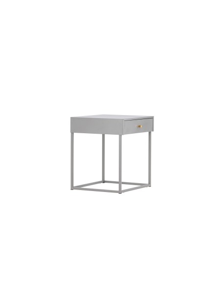 Sidobord Bakal, 43 × 41 cm, Light Grey