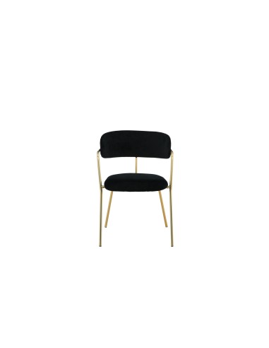 Matstol Arrow, Svart/Guld